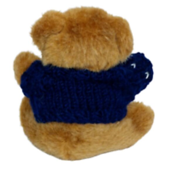 HugFun International Brown Teddy Bear Christmas Sweater 6" - Picture 3 of 6